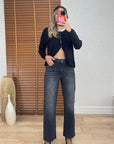 Antrasit Straight Jean