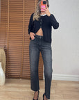 Antrasit Straight Jean