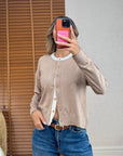 Camel Bisiklet Yaka Hırka