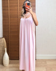 Ciel Modal Elbise - Pembe