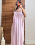 Ciel Modal Elbise - Pembe