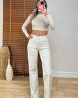 Wide Leg Pantolon