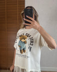 Teddy Bear T-Shirt - Krem