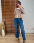 Düşük Bel Straight Fit Jean