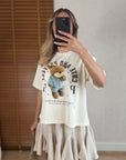 Teddy Bear T-Shirt - Krem