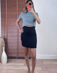 Mini Siyah Double Etek