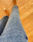 Düşük Bel Straight Fit Jean