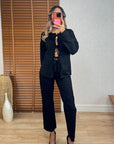 Siyah Straight Jean