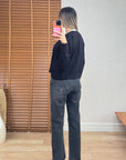 Antrasit Straight Jean
