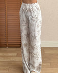 Dicte Desenli Kimono Pantolon Takım