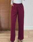 Vito Kancalı Crep Pantolon-Bordo