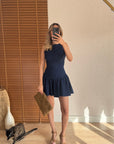 Carmen Mini Denim Elbise