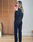 Siyah Straight Jean