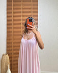 Ciel Modal Elbise - Pembe