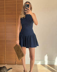 Carmen Mini Denim Elbise