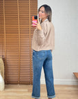Düşük Bel Straight Fit Jean