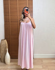 Ciel Modal Elbise - Pembe