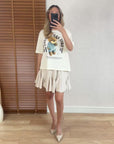 Teddy Bear T-Shirt - Krem