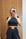 Modal Karışımlı Crop Top-Siyah