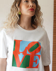 Yazı Baskılı Oversize T-shirt