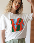 Yazı Baskılı Oversize T-shirt